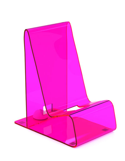 Uneek Goods Acrylic Cell Phone Holder in Pink