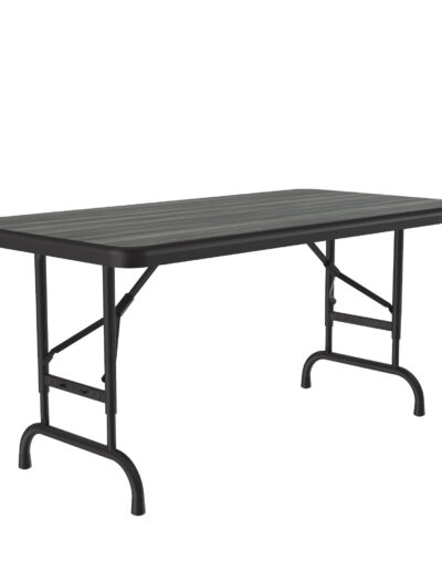 Correll New England Driftwood High Pressure Folding Adjustable Height Table